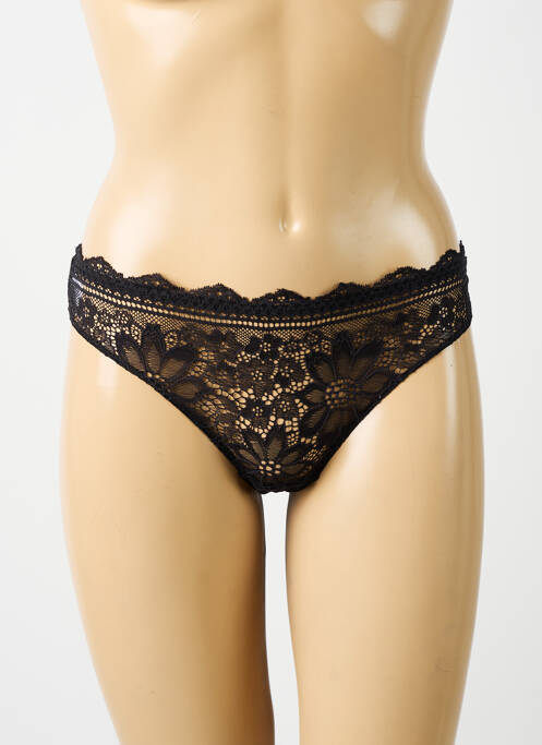 Tanga noir SIMONE PERELE pour femme