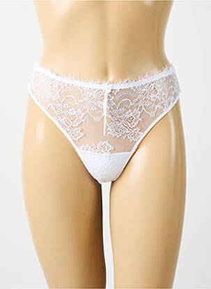 String broderie ruban blanc AMBRA femme