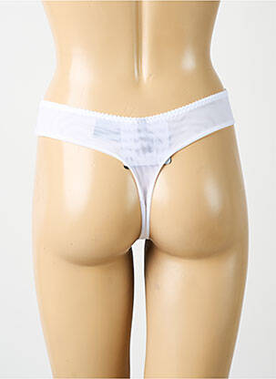 String broderie ruban blanc AMBRA femme