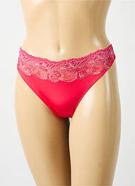 String effet matière satinée rouge PRIMADONNA femme