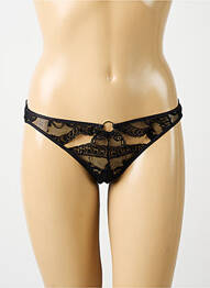 String tissage dentelle noir AUBADE femme