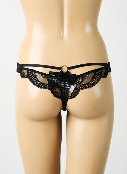 String tissage dentelle noir AUBADE femme