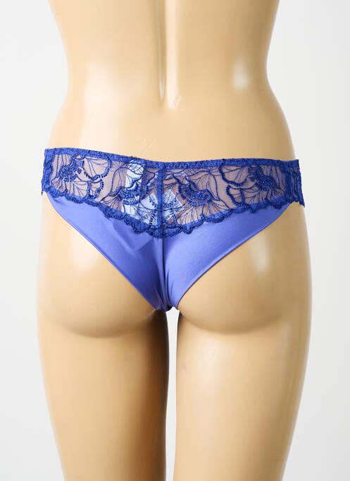Tanga bleu MAISON LEJABY pour femme