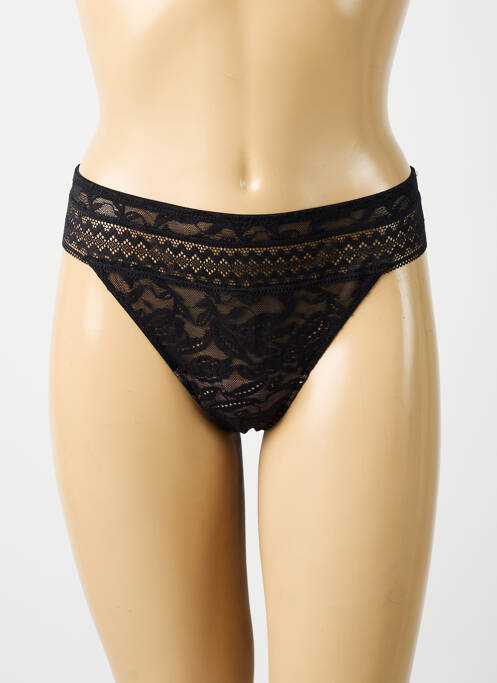 Tanga noir PRIMA DONNA pour femme