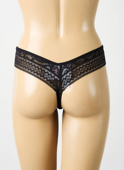 Tanga noir PRIMA DONNA pour femme