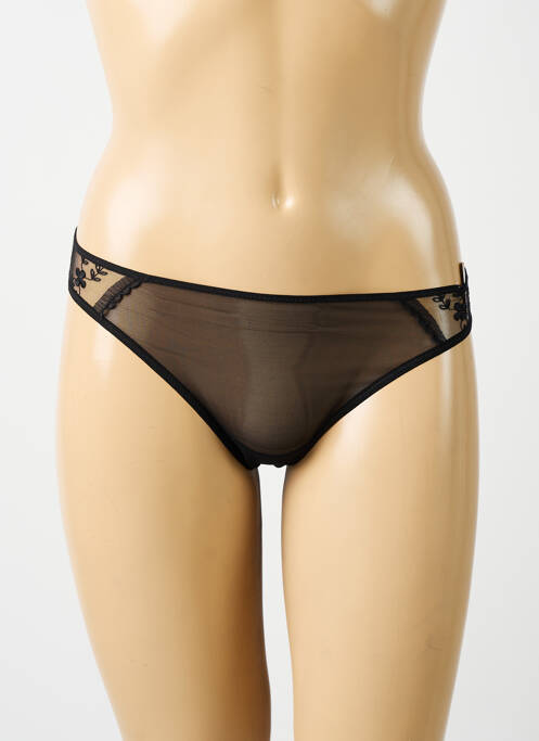 Tanga noir SIMONE PERELE pour femme