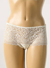 Shorty tissage dentelle beige PRIMADONNA femme
