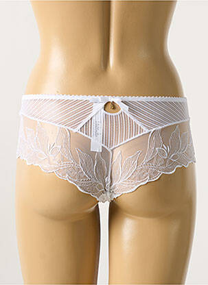 Shorty tissage tulle blanc AUBABE femme