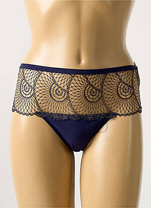 Shorty tissage dentelle bleu SIMONE PERELE femme