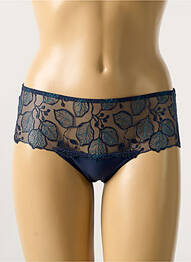 Shorty effet matière satinée bleu SIMONE PERELE femme