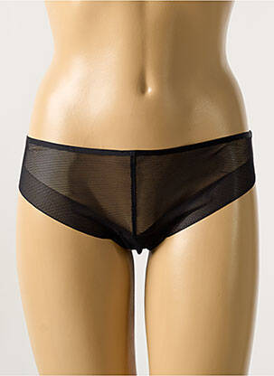 Tanga légère et transparente noir CHANTELLE femme