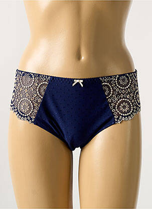 Culotte haute tissage dentelle bleu PRIMADONNA femme