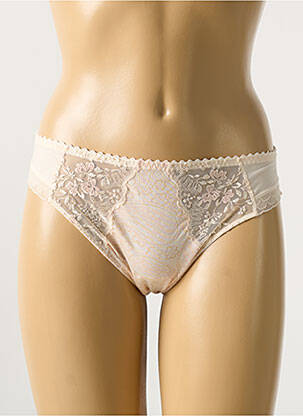 Culotte effet matière satinée beige PRIMA DONNA femme
