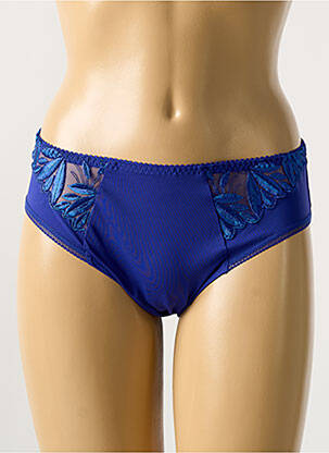 Culotte effet matière satinée bleu PRIMA DONNA femme