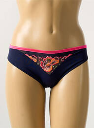 Culotte effet matière satinée bleu PRIMADONNA femme