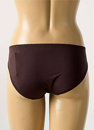 Culotte effet matière satinée marron PRIMADONNA femme