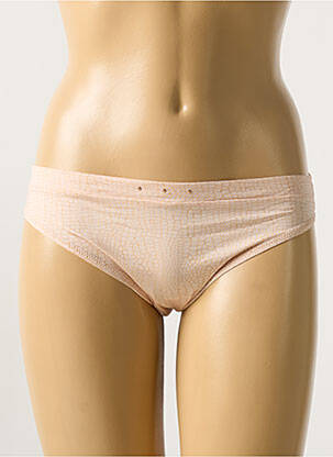 Culotte effet matière satinée beige MARIE JO femme