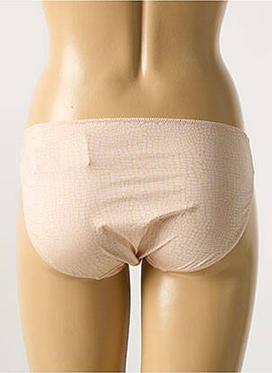 Culotte effet matière satinée beige MARIE JO femme