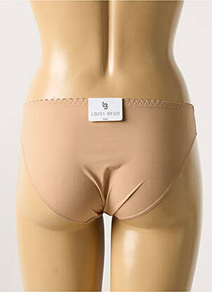 Culotte effet matière satinée beige LOUISA BRACQ femme
