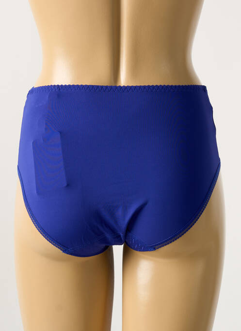 Culotte haute effet matière satinée bleu PRIMA DONNA femme