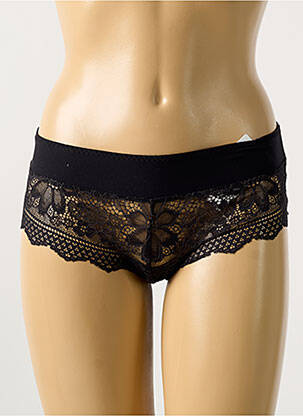 Shorty effet matière satinée noir SIMONE PERELE femme