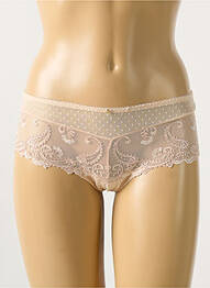 Shorty effet matière satinée beige AUBADE femme