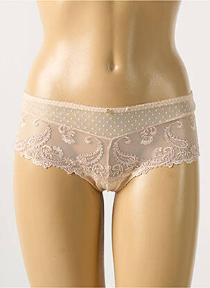Shorty effet matière satinée beige AUBADE femme