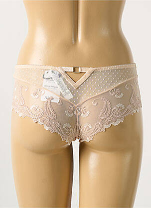 Shorty effet matière satinée beige AUBADE femme