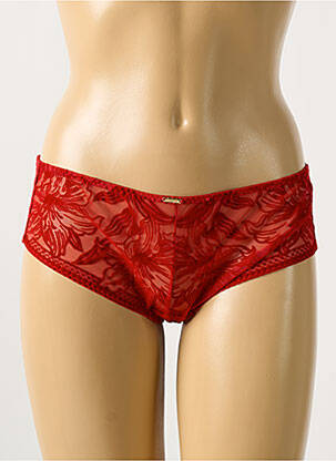 Shorty broderie rouge AUBADE femme