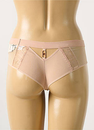 Shorty tissage dentelle beige CHANTELLE femme