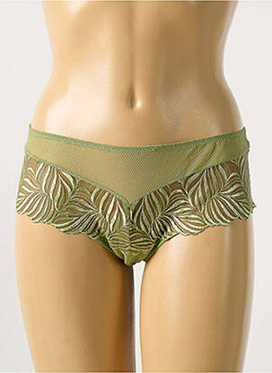 Shorty tissage dentelle vert AUBADE femme