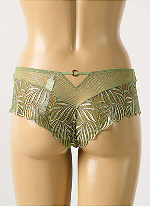 Shorty tissage dentelle vert AUBADE femme