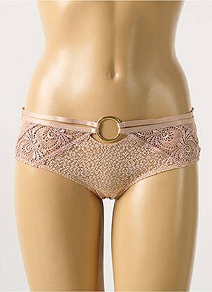 Shorty tissage dentelle beige AUBADE femme