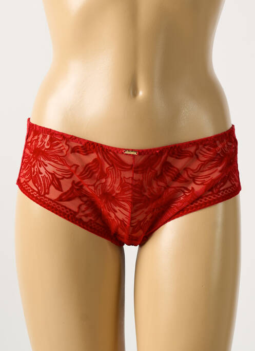 Shorty broderie rouge AUBADE femme