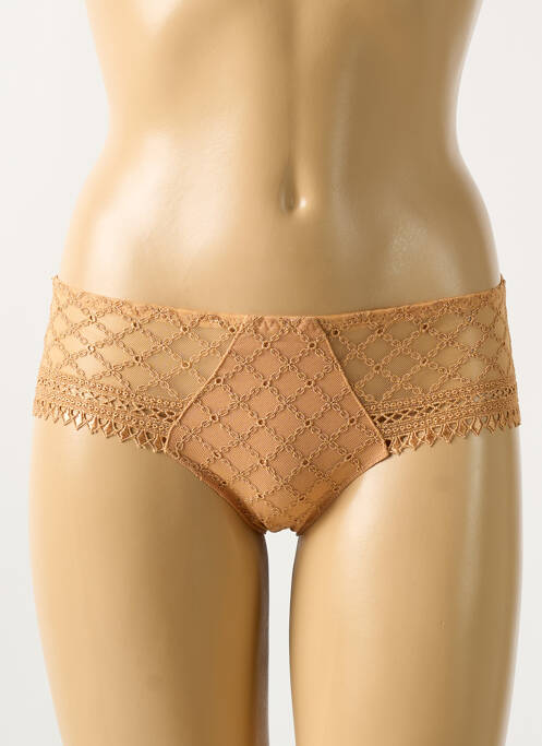 Shorty marron LOUISA BRACQ pour femme