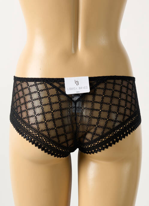 Shorty noir LOUISA BRACQ pour femme