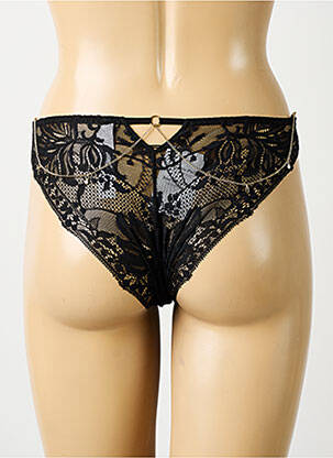 Tanga tissage dentelle noir AUBADE femme