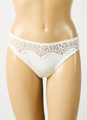 Culotte effet matière satinée blanc PRIMA DONNA femme