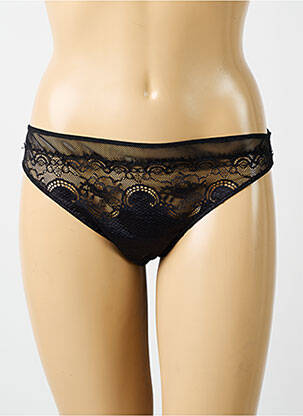 Culotte tissage dentelle noir MARIE JO femme