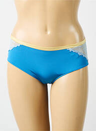Shorty effet matière satinée bleu MEY femme