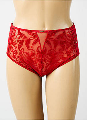 Shorty tissage dentelle rouge AUBADE femme