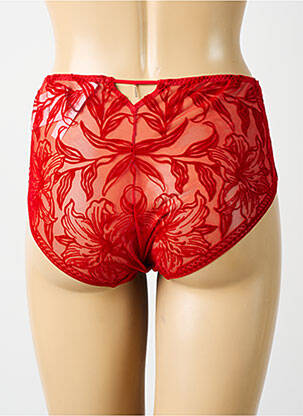 Shorty tissage dentelle rouge AUBADE femme