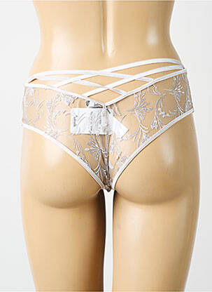 Tanga légère et transparente gris AUBADE femme