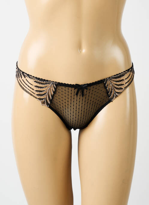 Tanga noir AUBADE pour femme