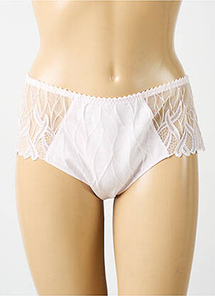 Shorty effet matière satinée rose LOUISA BRACQ femme