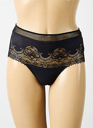 Shorty effet matière satinée noir MARIE JO femme