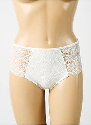 Shorty effet matière satinée blanc SIMONE PERELE femme