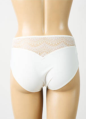 Shorty effet matière satinée blanc SIMONE PERELE femme