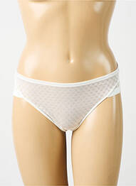 Culotte effet matière satinée blanc MARIE JO femme