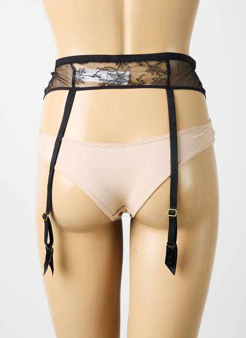 Guêpière/Porte-jarretelle noir CHANTELLE pour femme